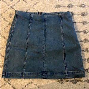 Free People Denim Skirt